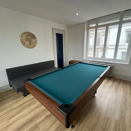 Jolie Maison - 6Pers Avec Billard, Cour, Garage Et Borne De Recharge Feriehus Boulogne-sur-Mer